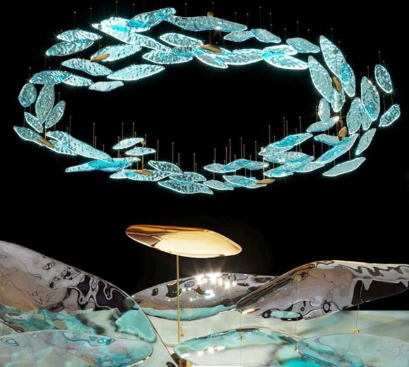 Usine de lustre à LED personnalisée d